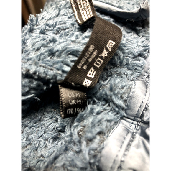 Free People Movement Jacket Womens Medium Blue Gear Up Sherpa Bomber Coat - Picture 8 of 8